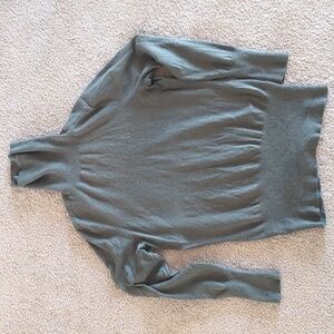 Banana Republic turtleneck petite medium cotton silk cashmere